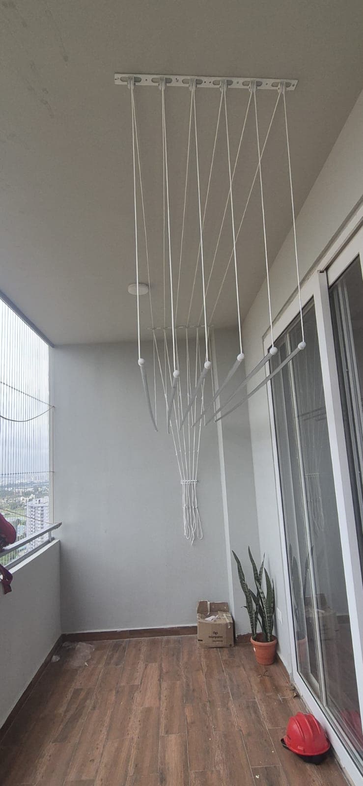 Clothes hanger installation 3