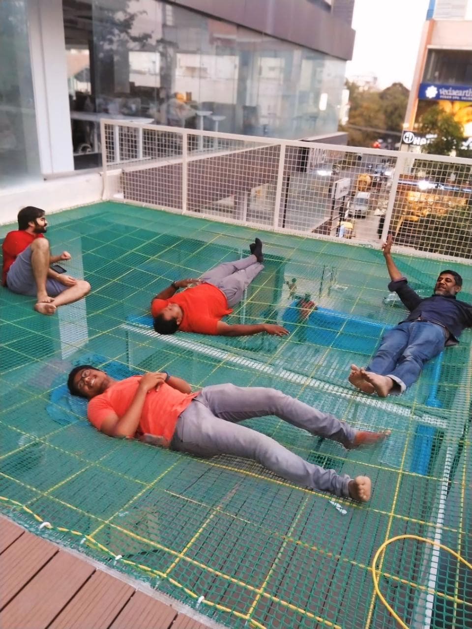 Netting installation 1