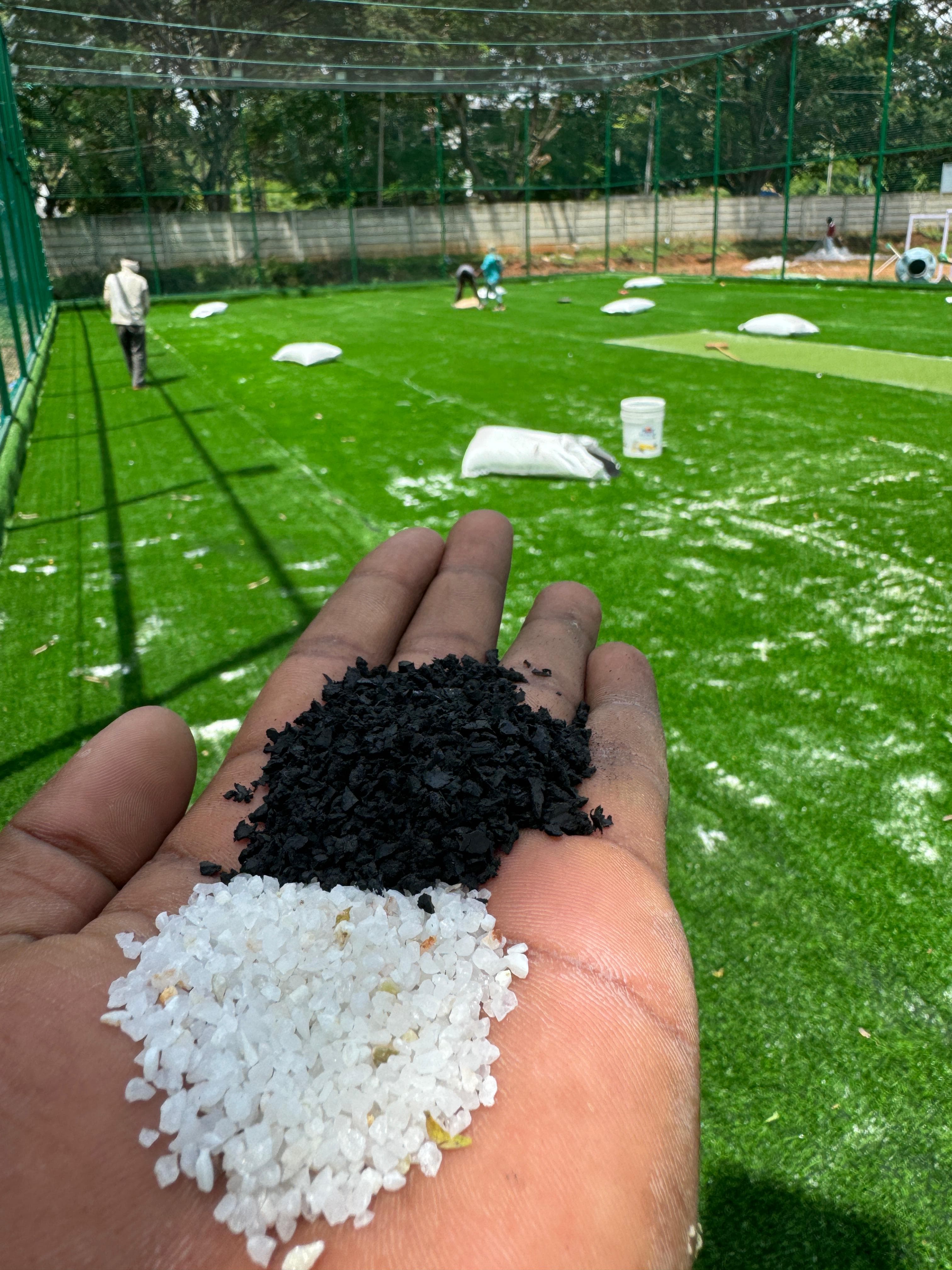 Sports net installation 1