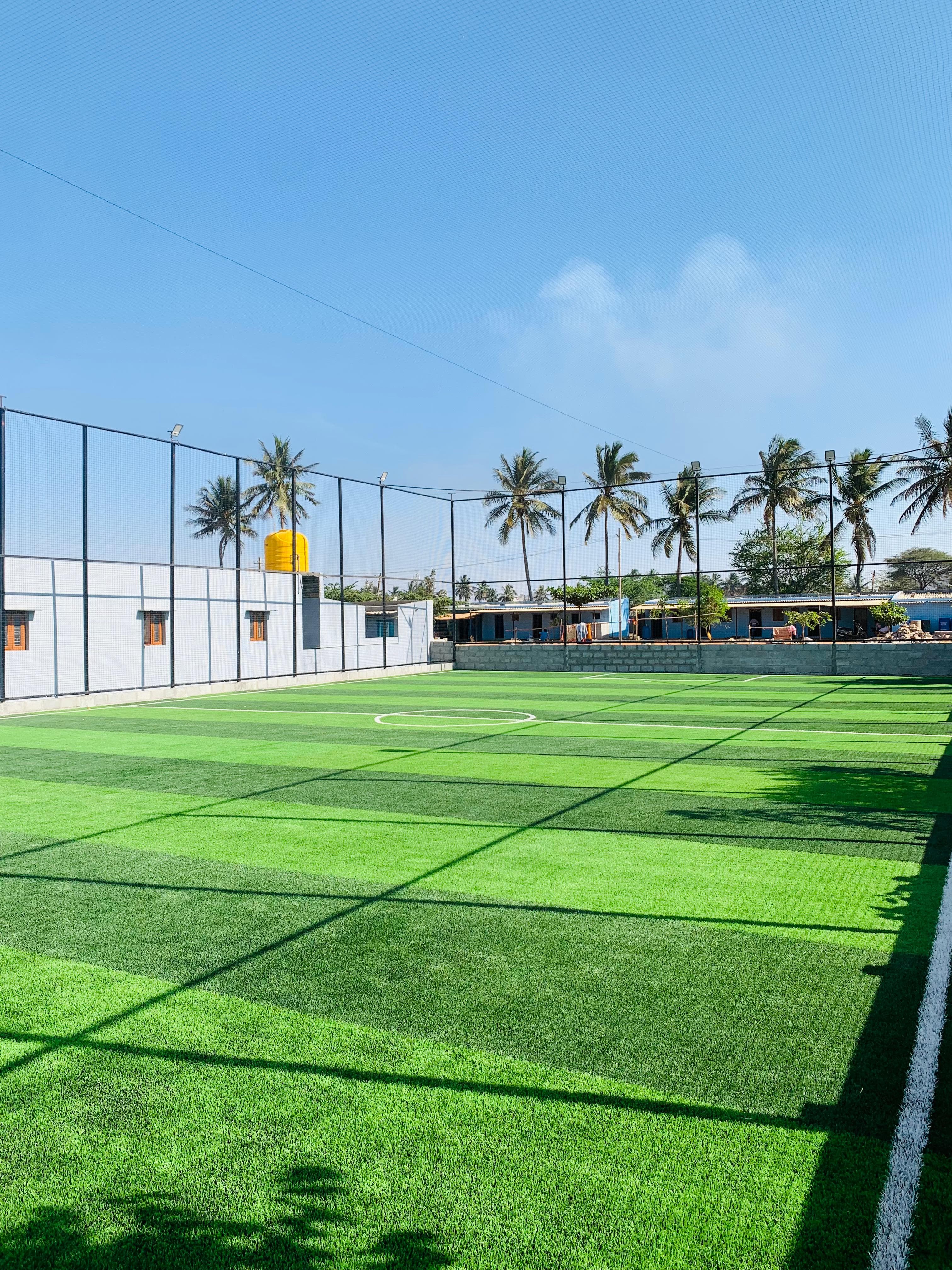 Sports net installation 3