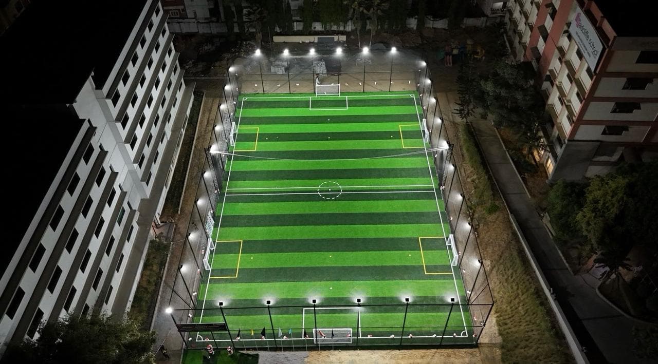 Sports net installation 6