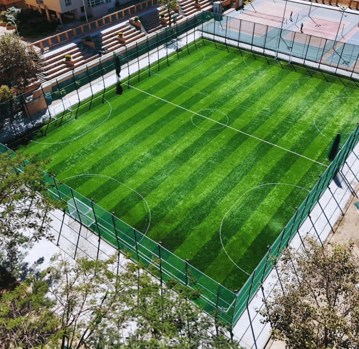 Sports net installation 7